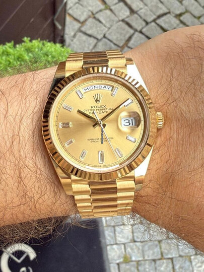 Наручные часы Rolex Классика, золотистый — фото 1