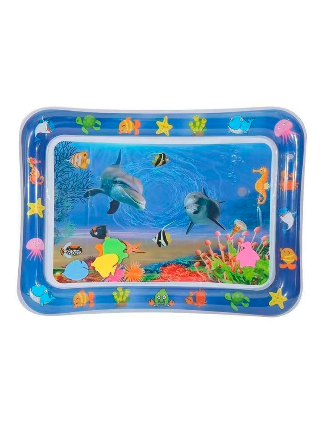 Водяной развивающий коврик, с игрушками, для малышей, 0+, бренд — фото 1