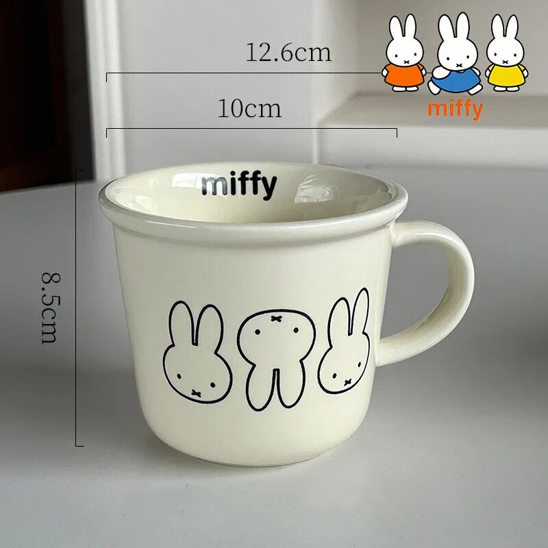 Чашка Z33 "Miffy Rabbit", керамическая, для девочек и мальчиков, 360 мл