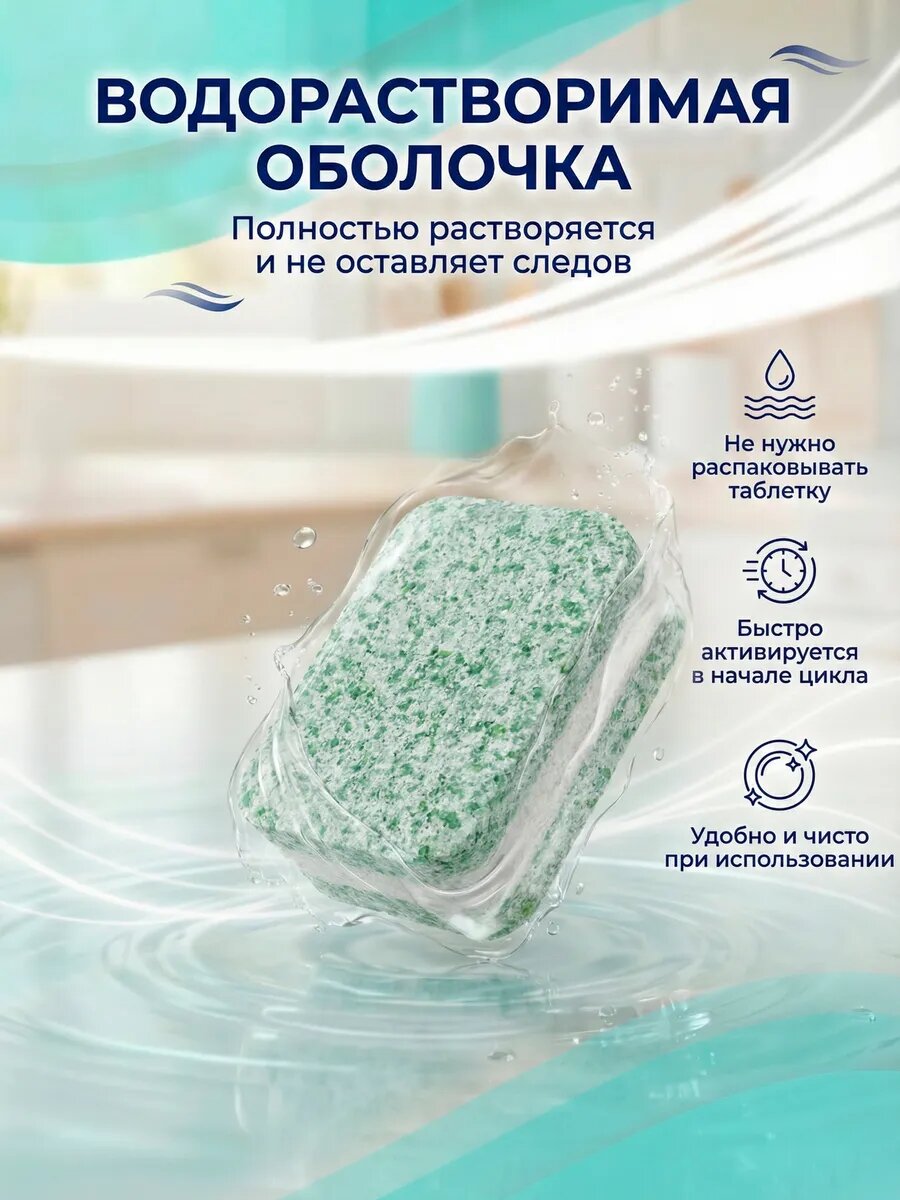 Таблетки для посудомоечной машины Frau Schmidt / Средство для мытья посуды 85 таблеток — фото 1