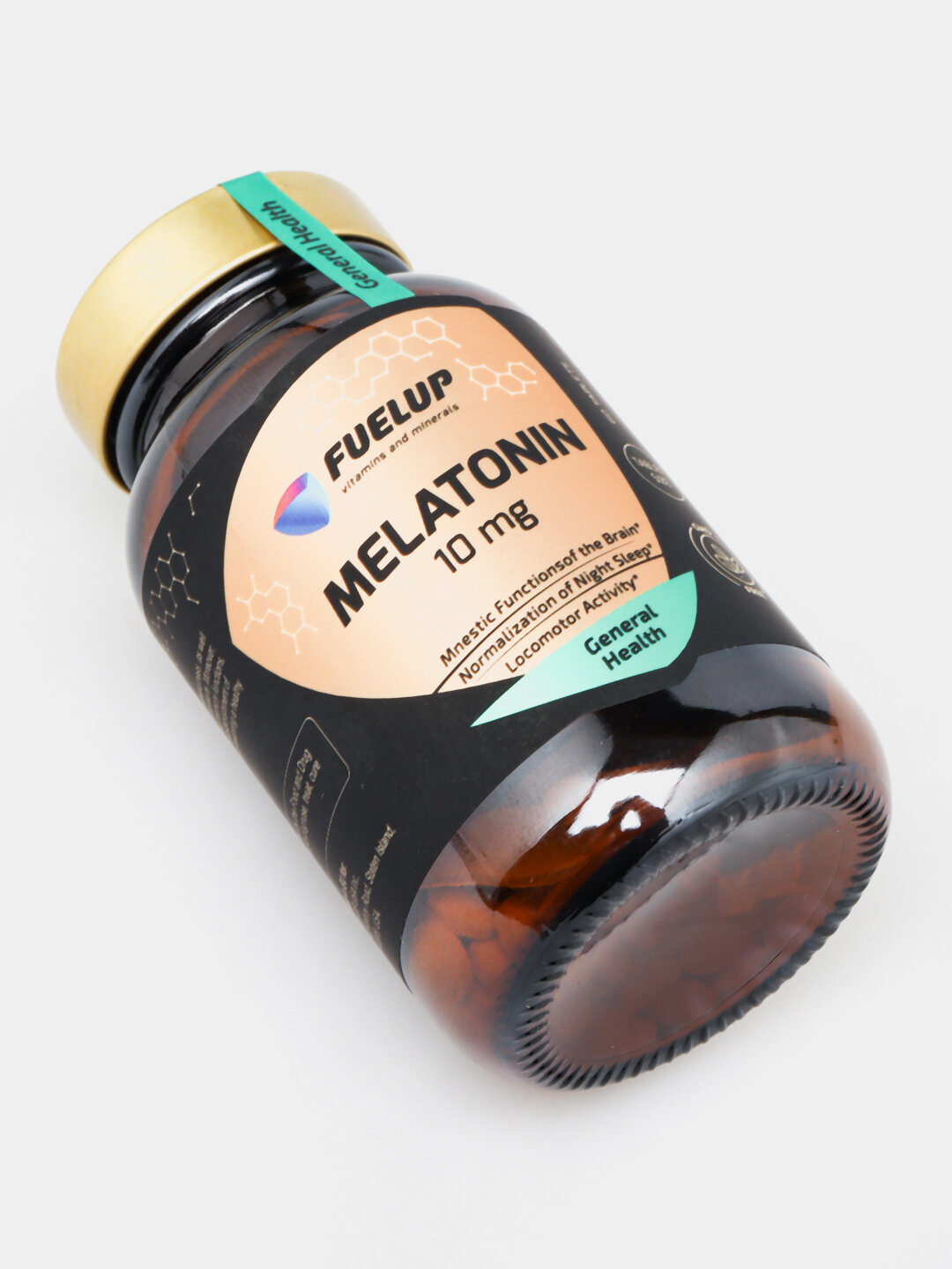 Melatonin 10мг 60 таблеток FuelUP — Натуральный мелатонин для сна, FuelUP