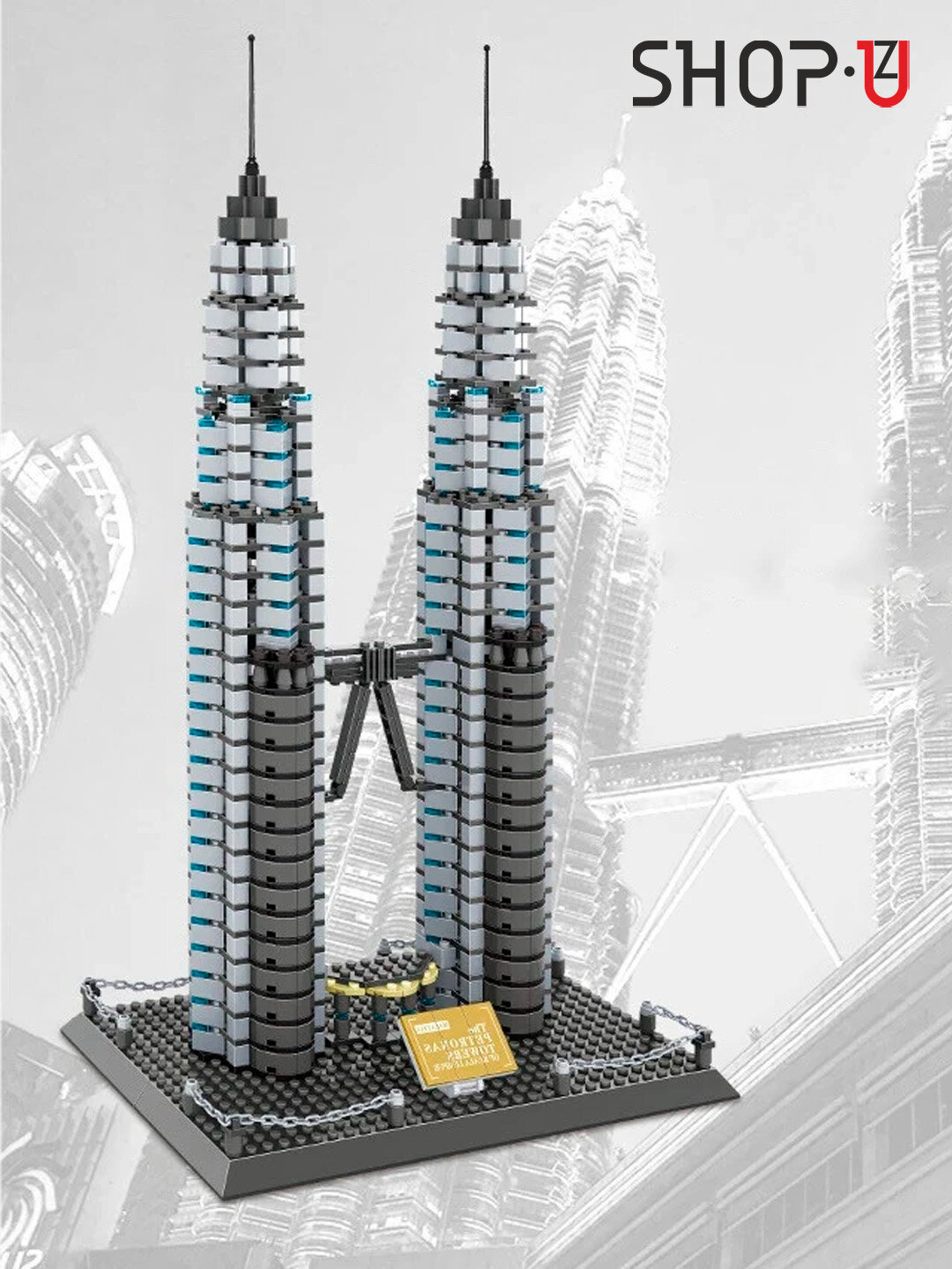 Конструктор 3D Lego, Мекка, Колизей, Бурдж Халифа, Эйфилева Башня, Тауэрский мост