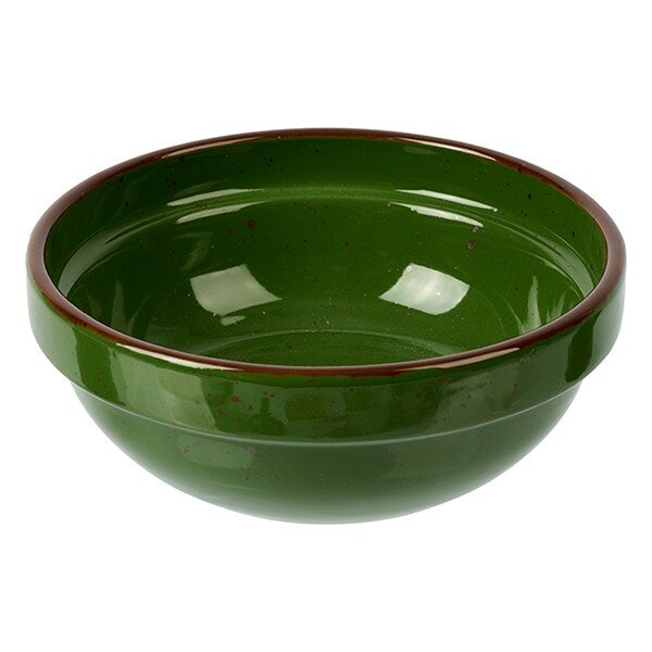 Тарелка «Пунто Верде», фарфор, 15,5 см, зелёный (Борисовская Керамика)