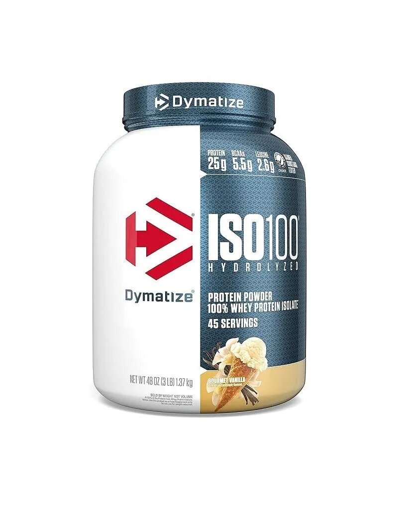 Изолят сывороточного белка Dymatize "ISO100", Gourmet Vanilla