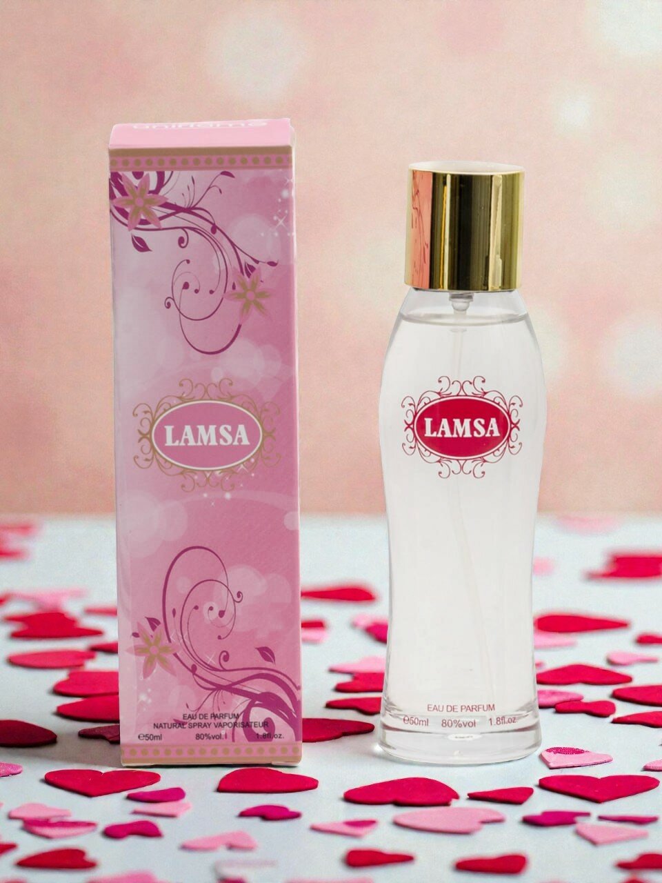 Женская парфюмерная вода Lamsa, нежный цветочный и фруктовый аромат, 50 мл
