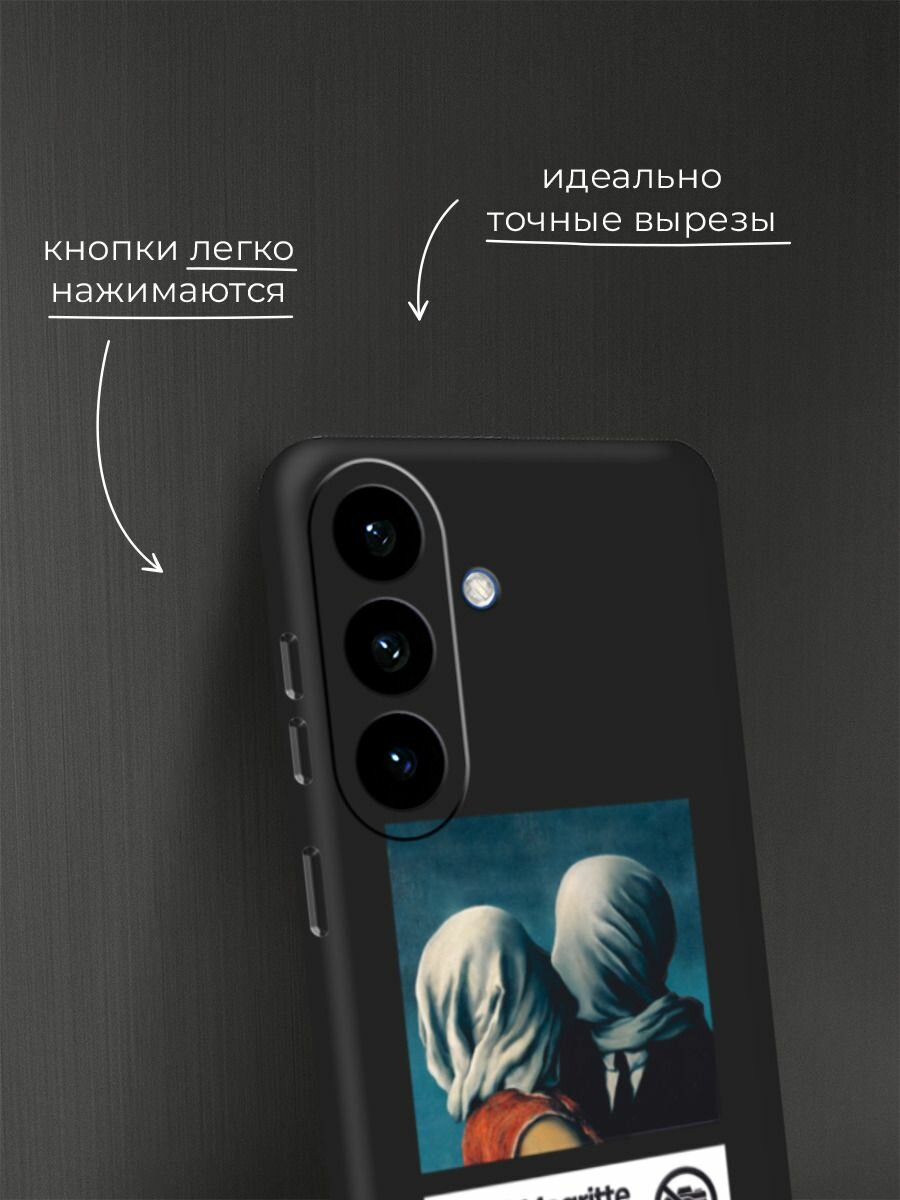 Чехол на Samsung S26 / Самсунг S26 с принтом Rene Magritte The Lovers 3 — фото 1