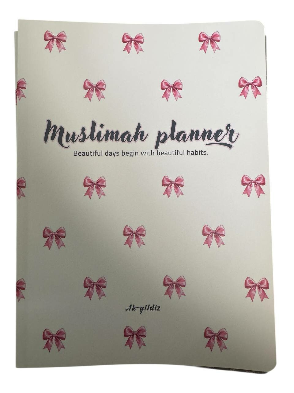 Блокнот "Beautiful Muslim Planner", минималистичный дизайн, для мусульман тетрадь