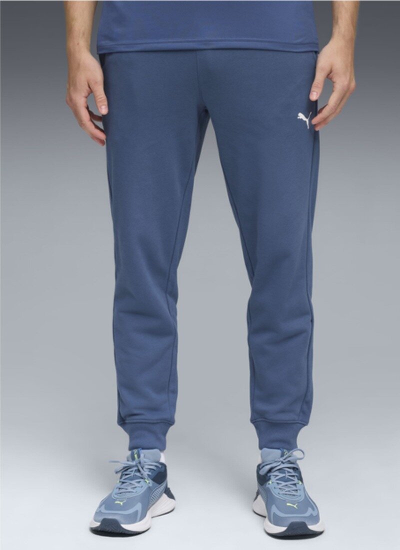 Брюки спортивные PUMA M TAD ESSENTIALS French Terry Jogger, размер XL, синий