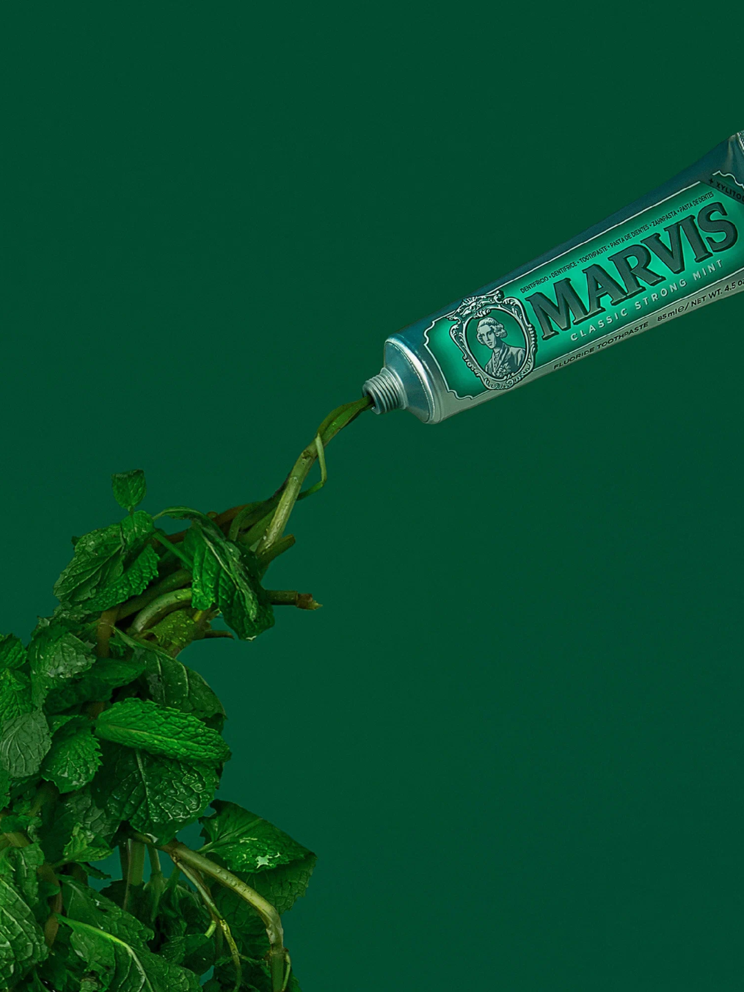 Зубная паста Marvis "Мята антитабак", в дорожном формате, 85 мл — фото 1