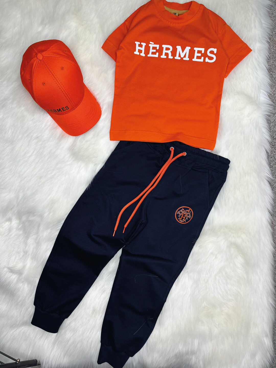 Комплект одежды , размер 140, темно-синий — фото 1