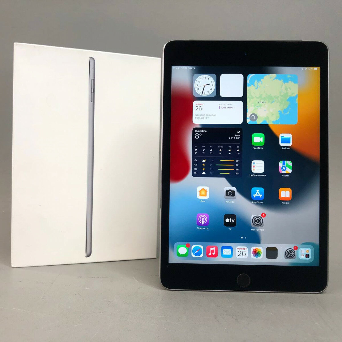 7.9' Планшет Apple iPad Mini 4 (A1550), Wi-Fi + Cellular, RU, 128