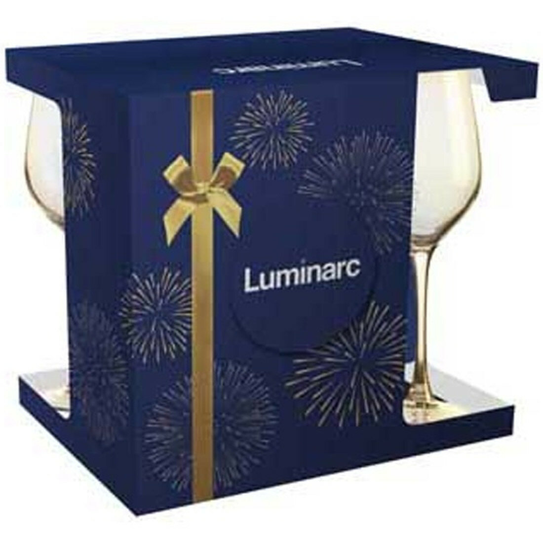 Набор бокалов для вина Luminarc Селест 6 шт. 350 мл. золотистый хамелеон (P1638)
