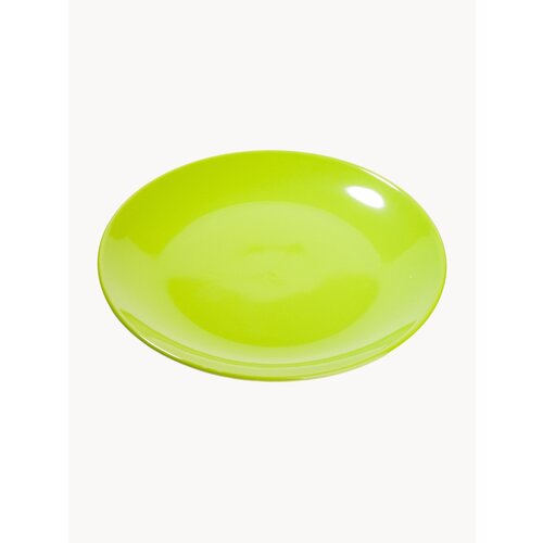 Тарелка столовая Gotoff, керамическая, диаметр 25,5 см, цвет зеленый