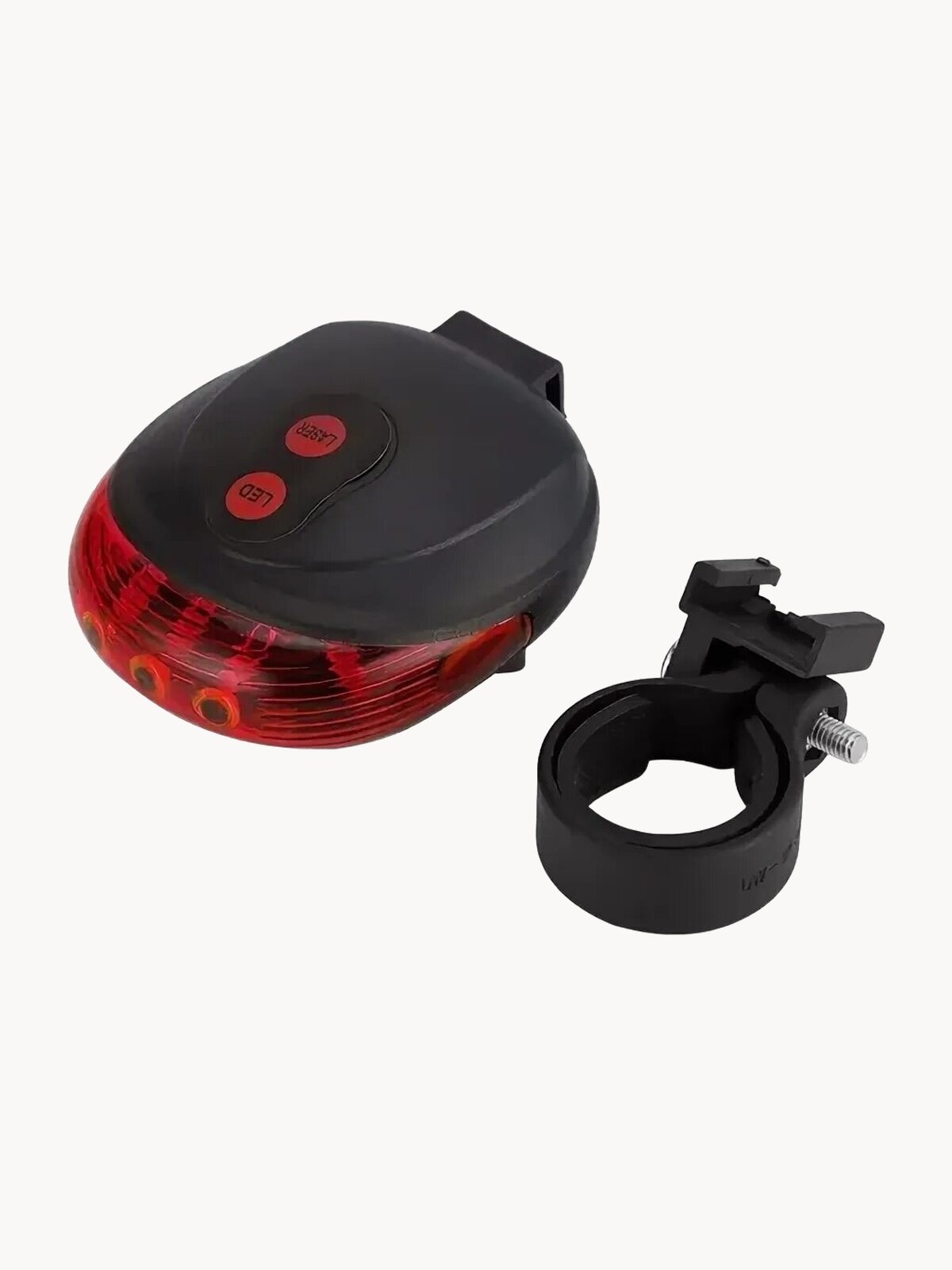 Велосипедный фонарь задний с 7 режимами подсветки, с двумя ограждающими световыми лазерами, водостойкий, яркий.