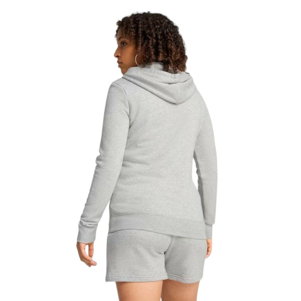 Худи PUMA, размер S, , серебряный — фото 1