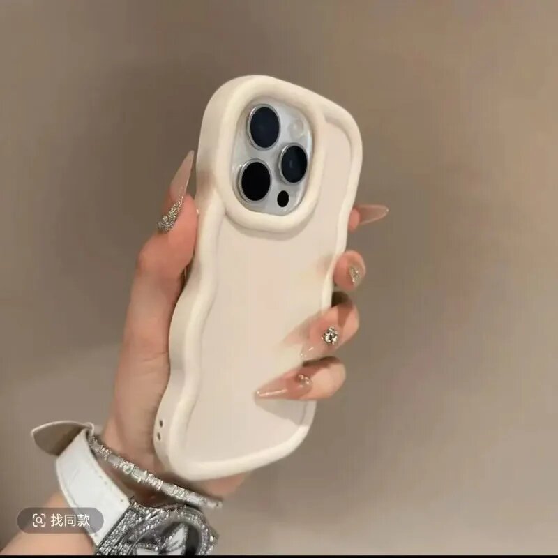 Для Tecno Spark 30 20 Pro Plus 20C 10 10C 9 8C 8T 7 7T 5G 4G Чехол для телефона 3D Wave Cute Macaron Candy Color Мягкий чехол White Spark 20 Pro Plus