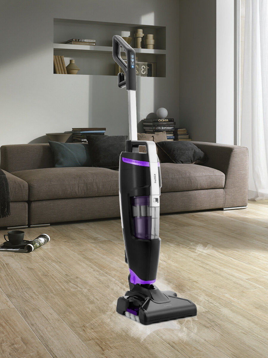 Вертикальный паровой пылесос "2 в 1" Kitfort КТ-575-1 — фото 1