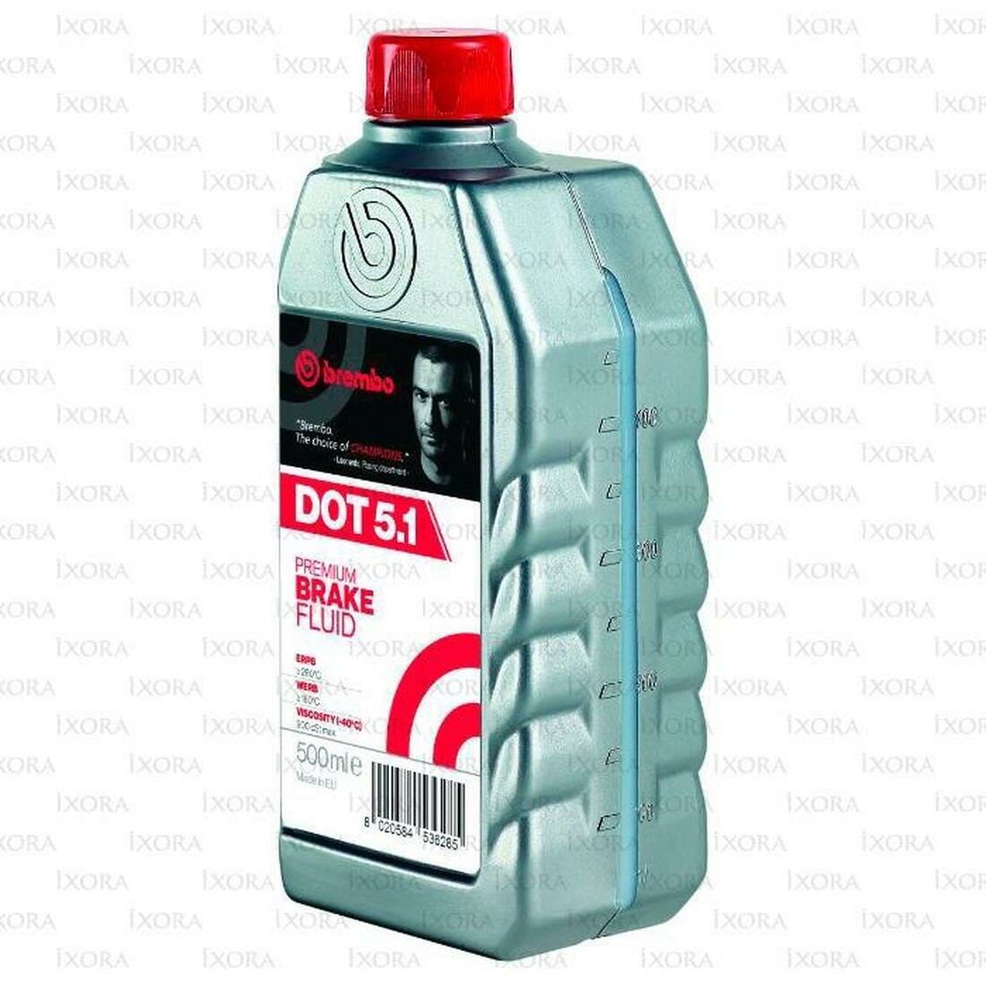 Brembo жидкость тормозная brake fluid, dot-5.1 , 0,5л l05005
