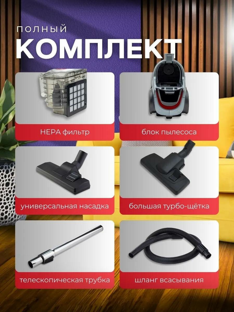 Супермощный пылесос Samsung PowerPro 3600W ручное управление — фото 1