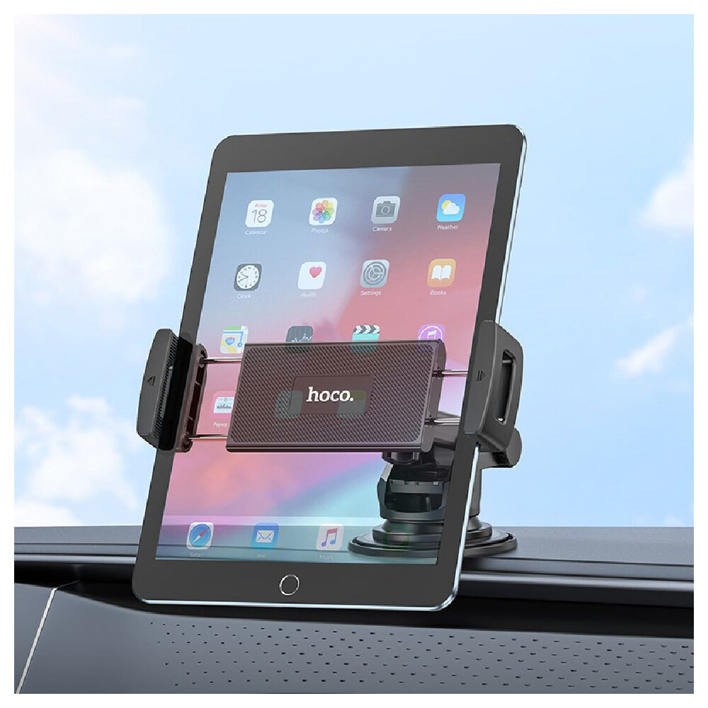 Картинки Hoco Автомобильный держатель HOCO CA120 Prospering, зажимной, на приборную панель/ стекло, черный