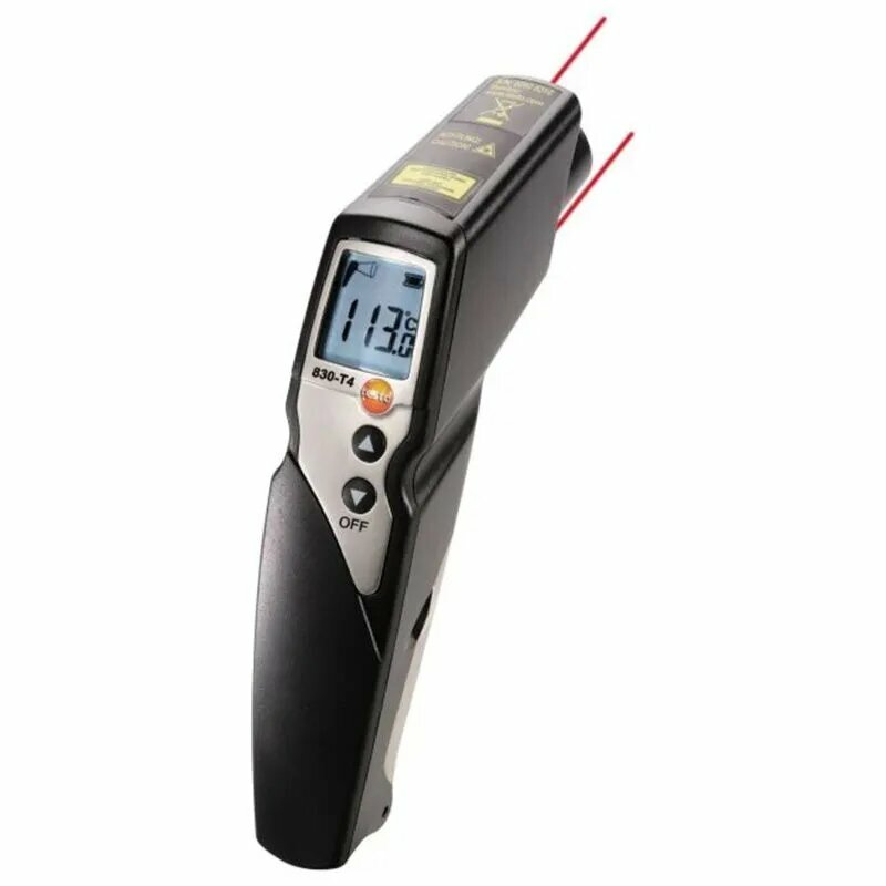KNOW EASY-testo 830-Т4 - промышленный пирометр, оптика 30:1, 2-точечный лазер На Главнуюtesto 830-T4