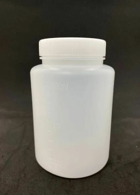 Банка ПЭ для реактивов 500 мл с винтовой крышкой (10 шт)