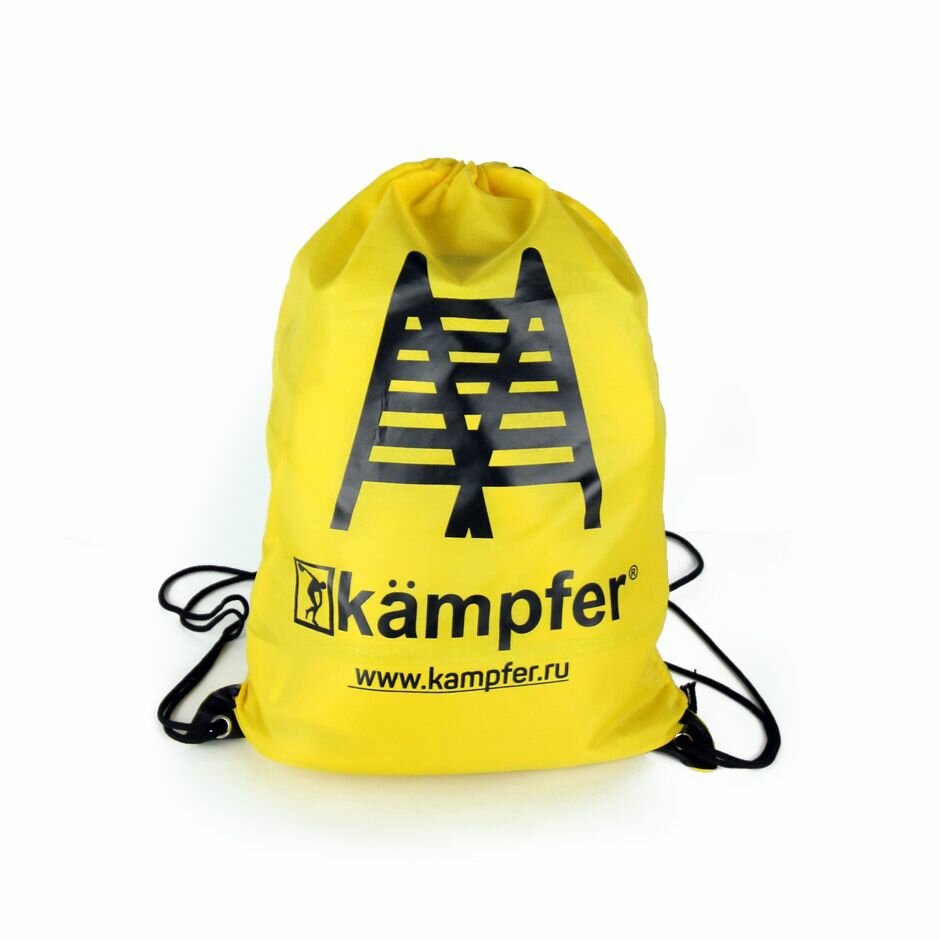 Сумка мешок Kampfer Bag Yellow, для сменной обуви , материал: полиэстер
