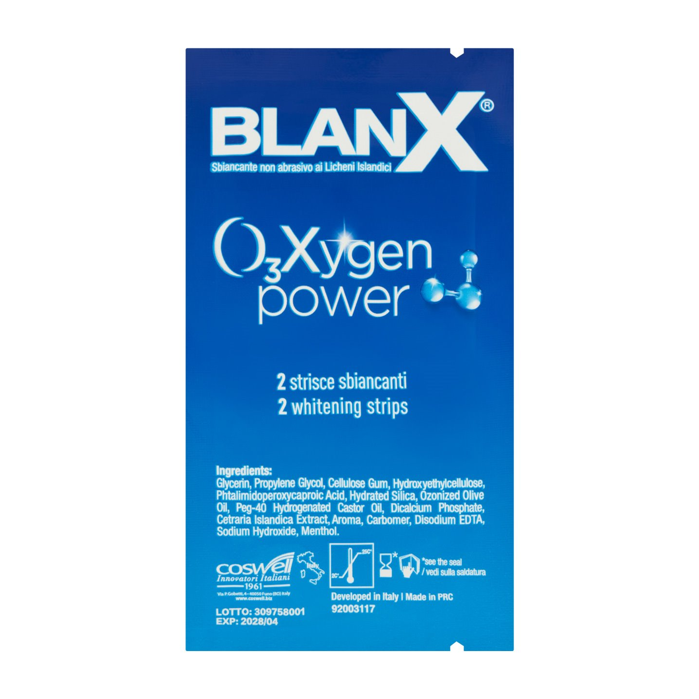 Изображение Отбеливающие полоски BlanX O3Xygen Power Whitening Strips, 10 пар