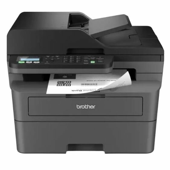 МФУ лазерное Brother MFC-L2827DW (MFC-L2827DW) черный - черно-белый, A4, 1200x1200 dpi, ч/б - 32 стр/мин (A4), RJ-45, USB, Wi-Fi