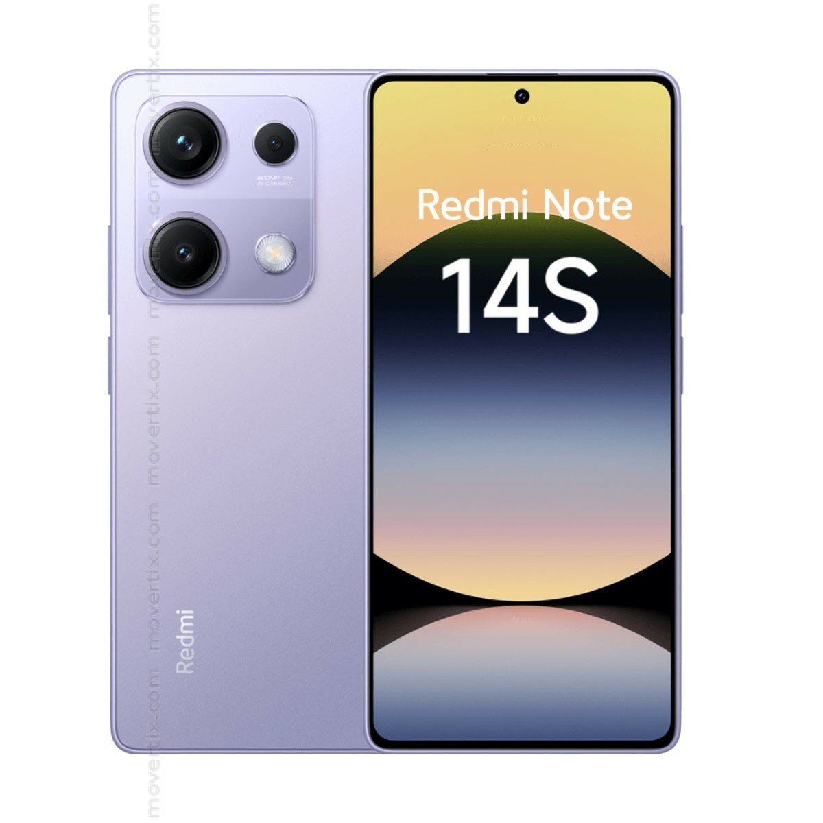 Смартфон Xiaomi Redmi Note 14S Aurora Purple, 6.43", 8ГБ/256ГБ purple, NFC, Android