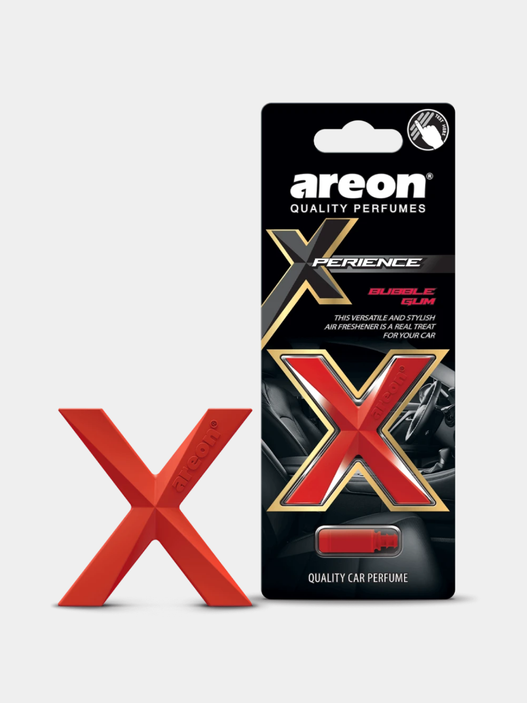 Ароматизатор для автомобиля Areon Xperience, Bubble Gum, на дефлектор, освежитель воздуха — фото 1