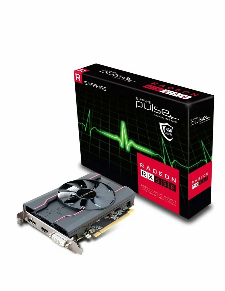 Игровая видеокарта RX 550 PULSE