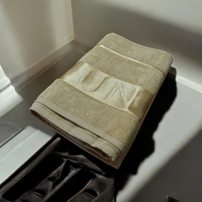 Полотенце Linens "Сауна", махровая ткань, подарочная упаковка, 100 см x 180 см