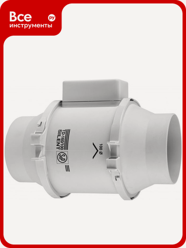 Изображение товара Вытяжной канальный вентилятор Soler&Palau TD160/100 N SILENT 03-0101-203, пластик
