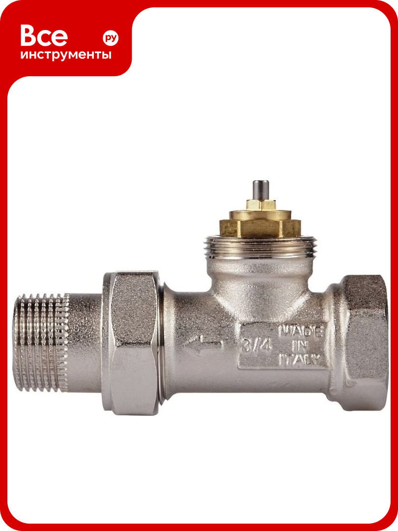 Термостатический набор для радиатора ROYAL THERMO прямой 3/4 М30x1.5 НС-1442895