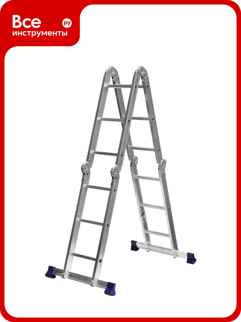 Алюминиевая лестница-трансформер СИБИН 4x3 38851