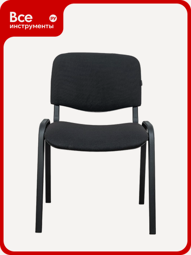 Изображение товара Стул офисный черная ткань, черные ножки Gigant GCH-02 (BL)