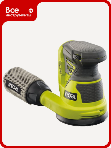 Изображение товара Эксцентриковая шлифмашина Ryobi ONE+ R18ROS-0, 125 мм, 20000 об/мин, легкая и универсальная, без аккумулятора и зарядног