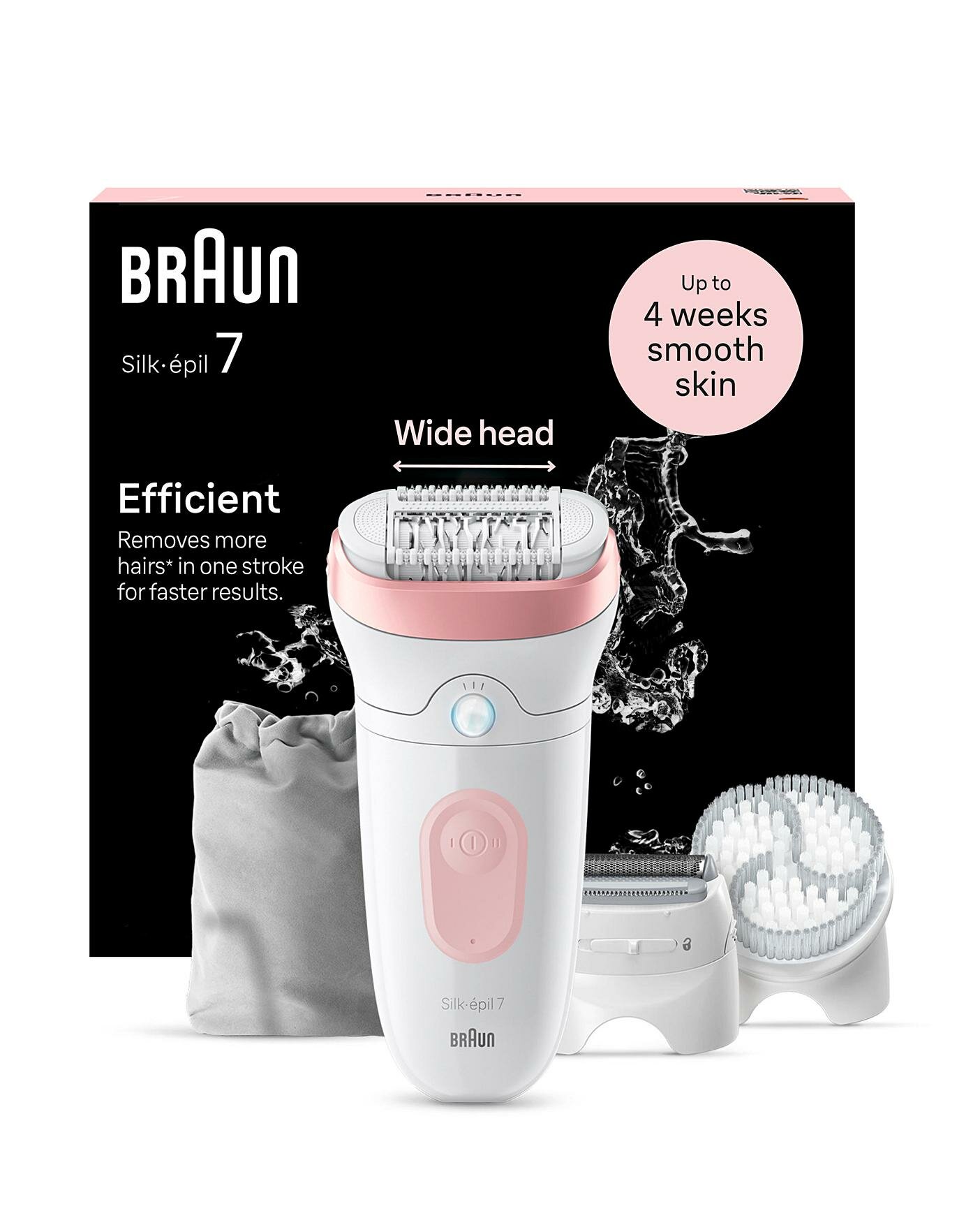 Эпилятор Braun Silk-Epil 7 7-060, 100% водостойкий, технология MicroGrip