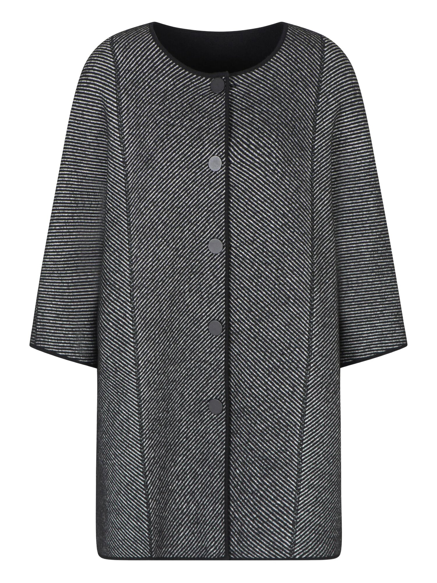 Пальто EMPORIO ARMANI, размер 40, черный