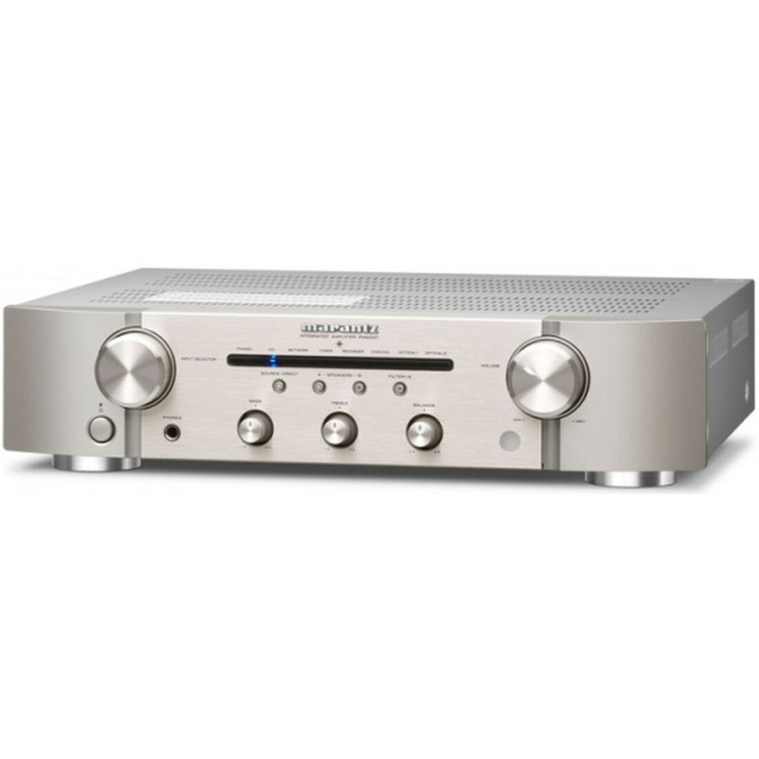 Интегральный усилитель Marantz PM6007, 2x60Вт, 10Гц-70кГц, silver/gold