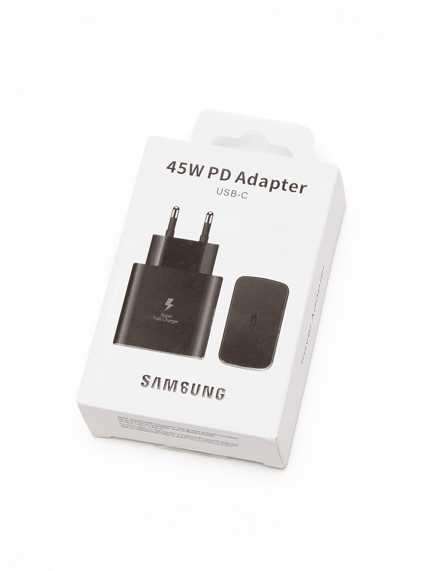 Адаптер для зарядки 45W, USB-C, PD, Fast Charging, для Европы