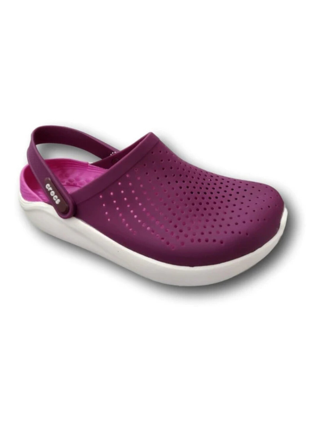 Сабо Crocs, размер 25, бордовый