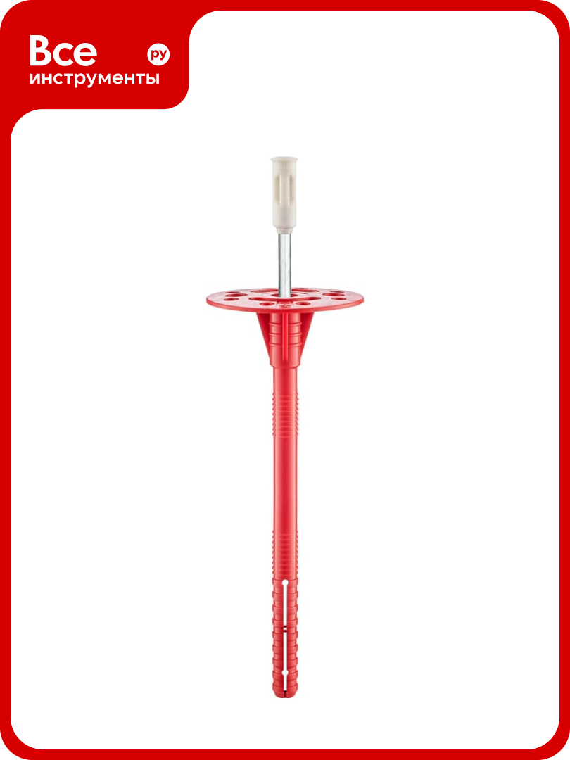 Дюбель для теплоизоляции с термоголовкой Tech-Krep 10x160 (IZL-T) L (50 шт) - коробка 158146