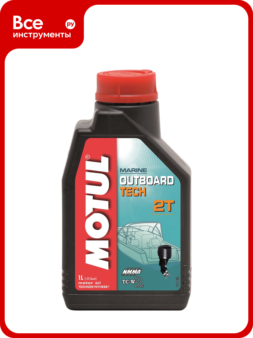 Моторное масло Outboard TECH 2T 1 л MOTUL 113475