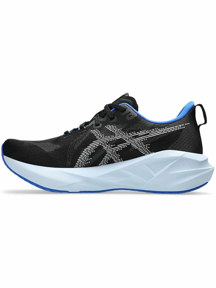 Кроссовки ASICS NOVABLAST 5, полнота F, размер 10 US, синий/черный — фото 1