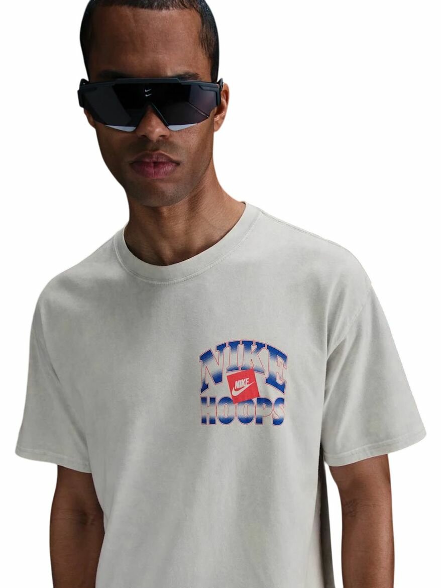 Футболка NIKE Max90 Basketball T-Shirt, размер L, серый