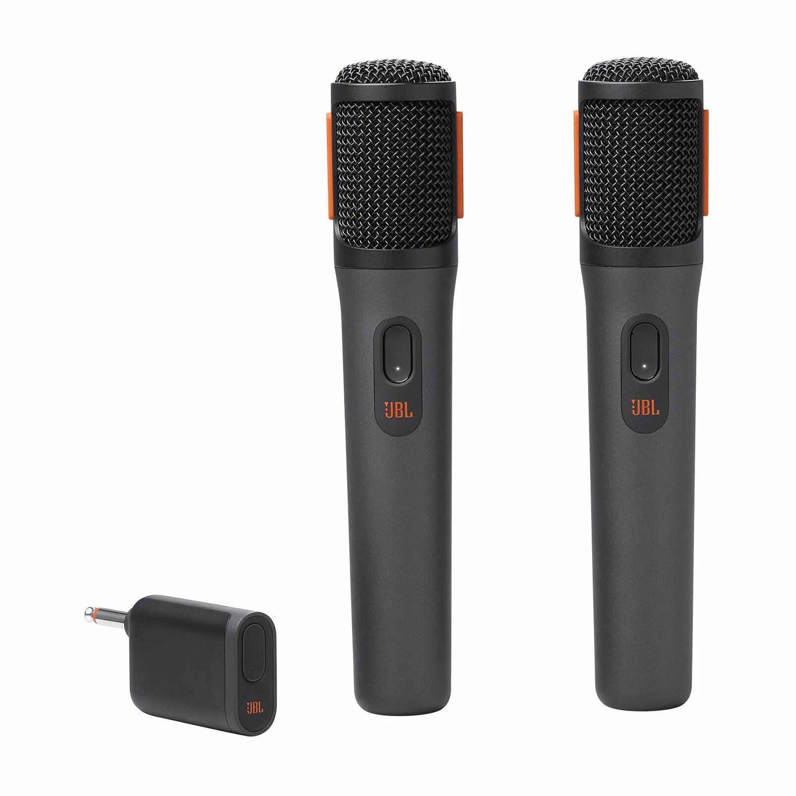 Беспроводные микрофоны JBL PartyBox Wireless Mic, 2 шт, для вокала и караоке, черный