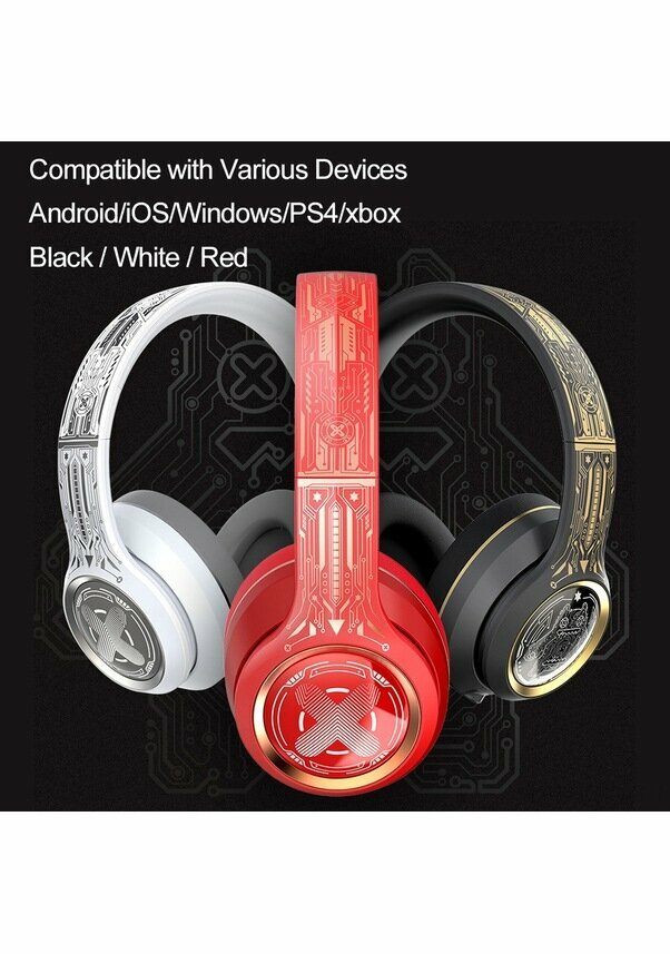 Наушники Red S1 с Bluetooth-динамиком — 40 мм аккумулятор 400 мА·ч Bluetooth 5.1 радиус действия 10 м