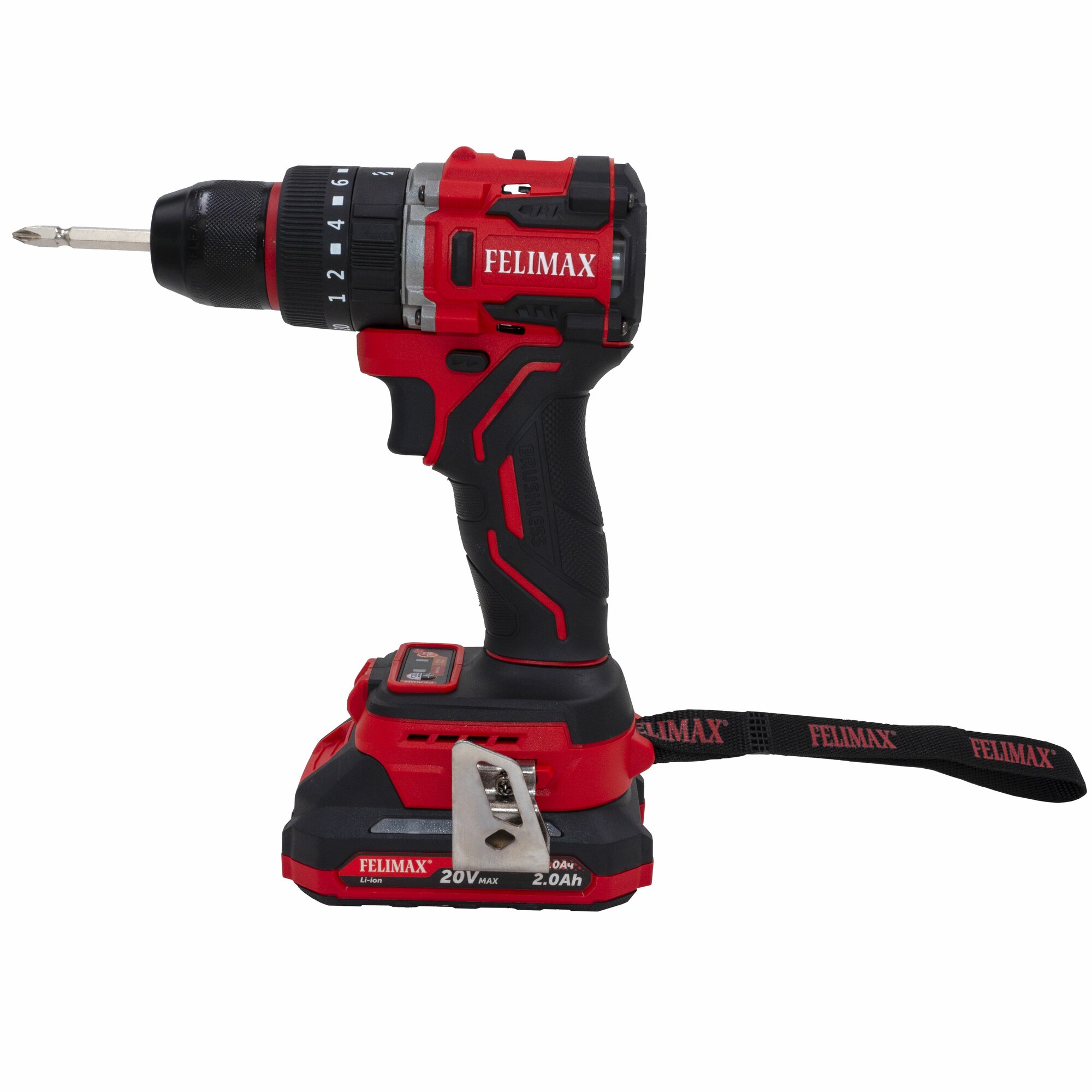 Дрель аккумуляторная ударная Felimax 20В 65нм (ДАУ-10/20В)